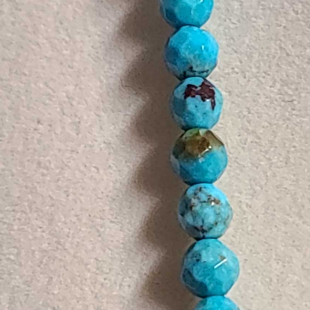 RARE Jay King Turquoise Graduated Beads Sterling Silver Necklace - Picture 14 of 15
